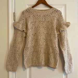 Ruffled Sleeved Sweater- Old Navy